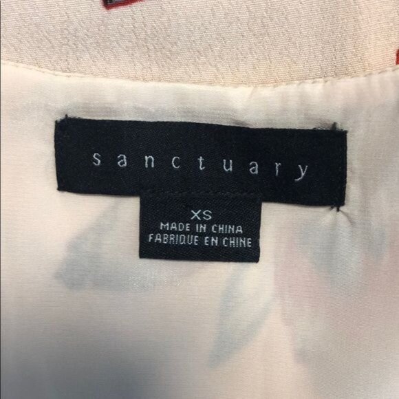 SANCTUARY Lady Like Floral Wrap Ruffle Dress - XS - Picture 6 of 8